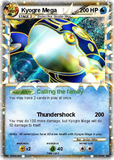 Pokemon Kyogre Mega