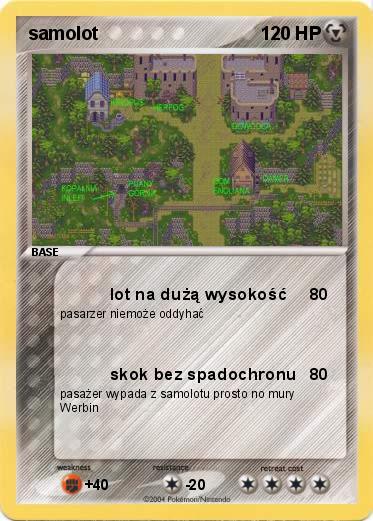Pokemon samolot