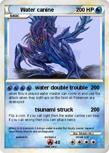 Pokemon Water canine