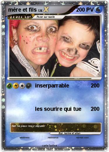 Pokemon mère et fils