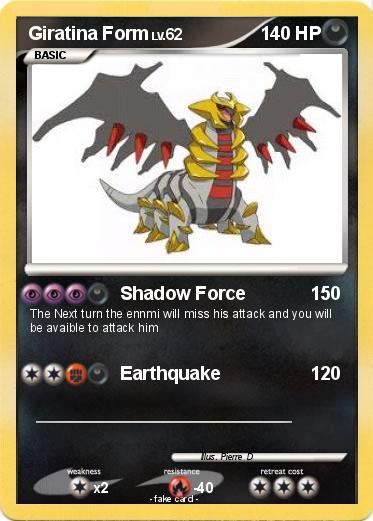 Pokemon Giratina Form