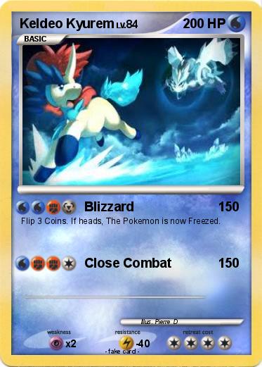 Pokemon Keldeo Kyurem