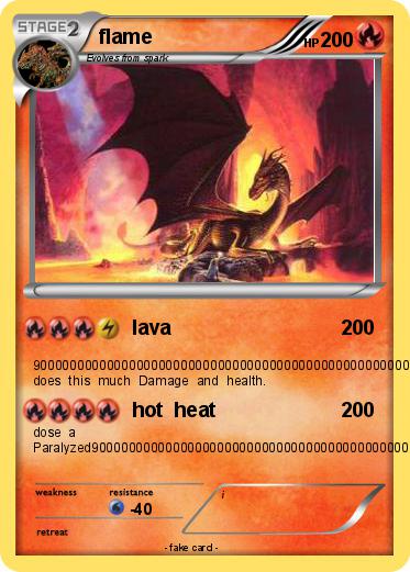 Pokemon flame