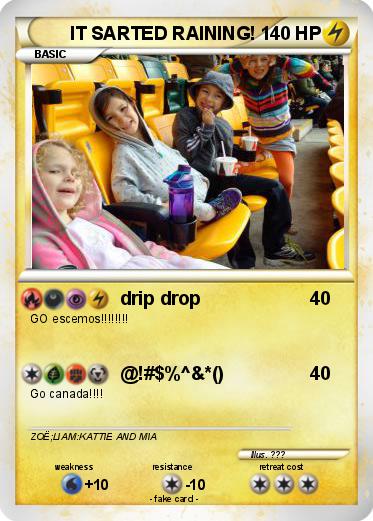 Pokemon IT SARTED RAINING!