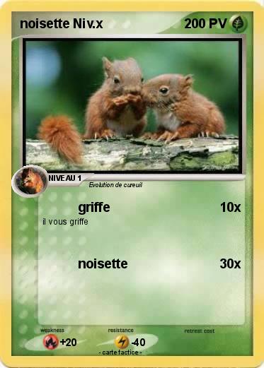 Pokemon noisette Niv.x