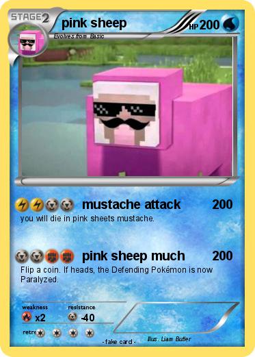 Pokemon pink sheep