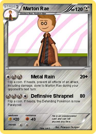 Pokemon Marton Rae