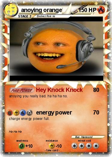 Pokemon anoying orange