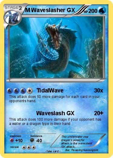 Pokemon M Waveslasher GX