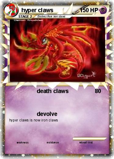 Pokemon hyper claws