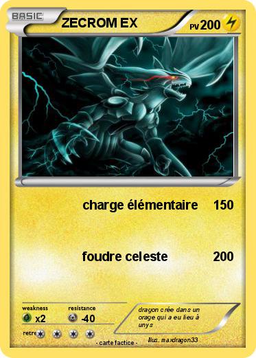 Pokemon ZECROM EX
