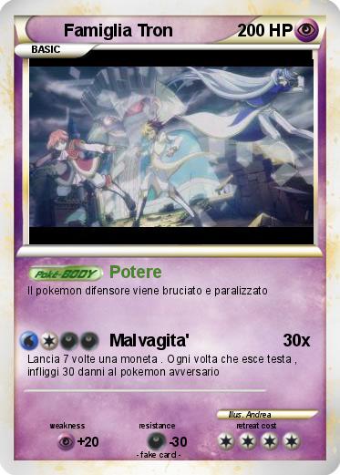 Pokemon Famiglia Tron