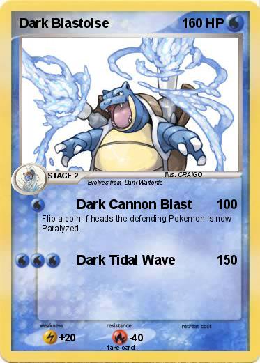 Pokemon Dark Blastoise
