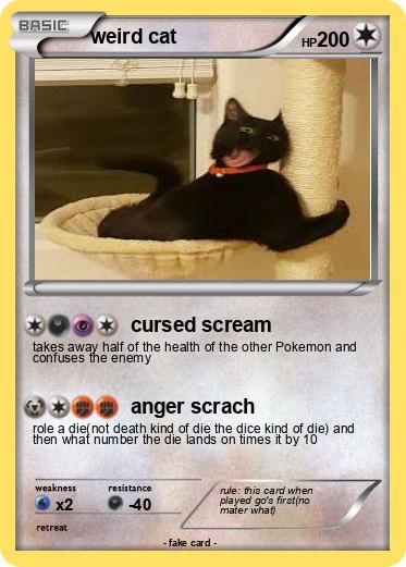 Pokemon weird cat