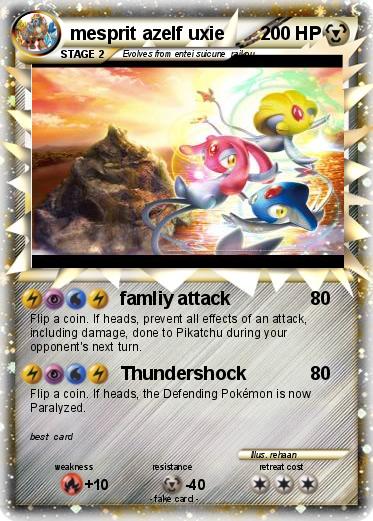 Pokemon mesprit azelf uxie