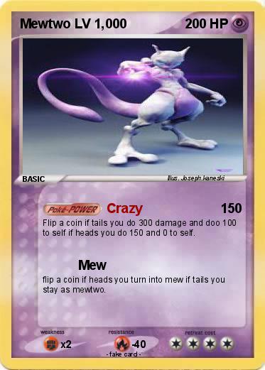 Pokemon Mewtwo LV 1,000