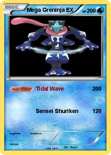Pokemon Mega Greninja EX