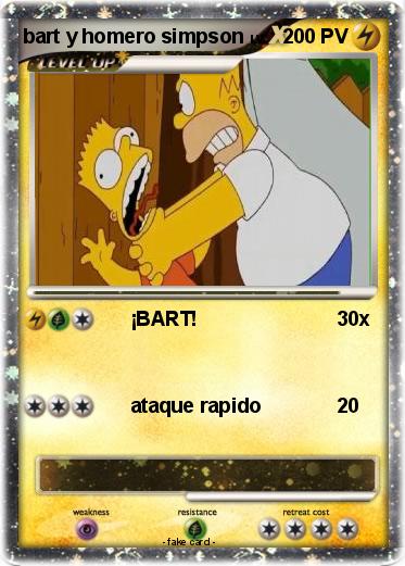 Pokemon bart y homero simpson