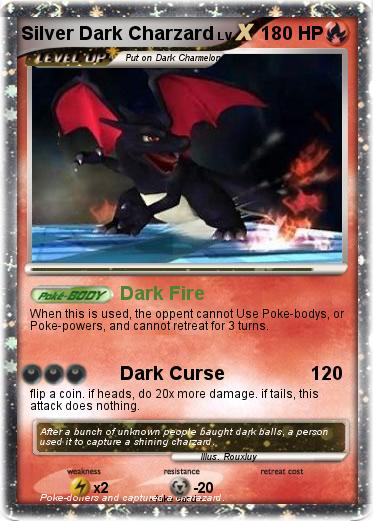 Pokemon Silver Dark Charzard