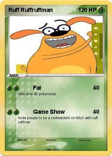 Pokemon Ruff Ruffruffman