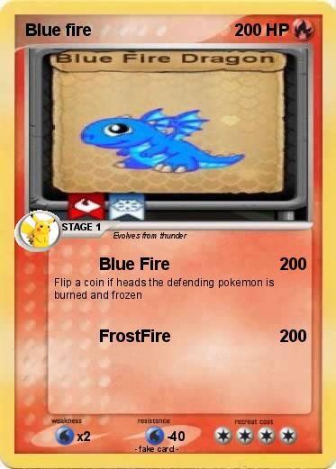 Pokemon Blue fire