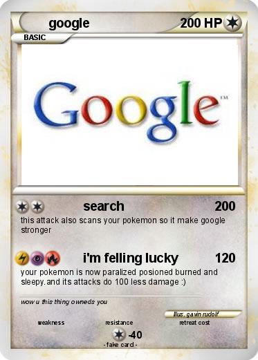 Pokemon google