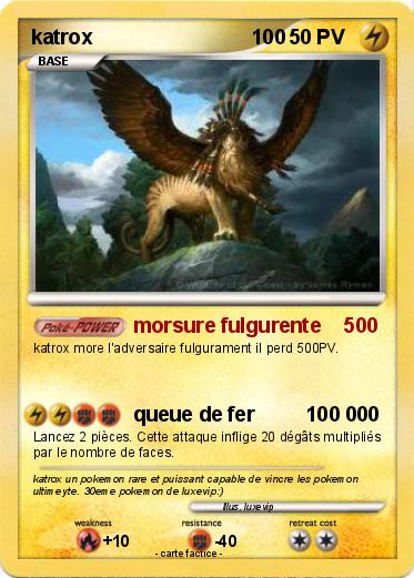 Pokemon katrox                            100