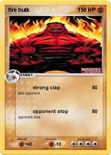Pokemon fire hulk