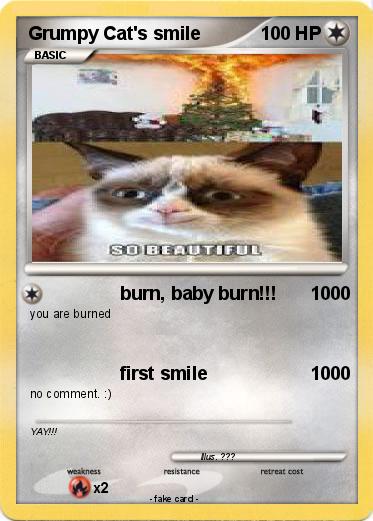 Pokemon Grumpy Cat's smile