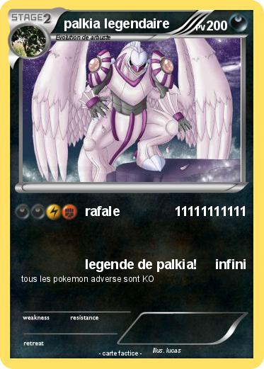 Pokemon palkia legendaire