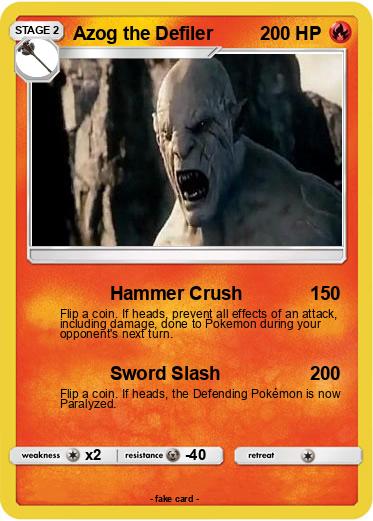 Pokemon Azog the Defiler