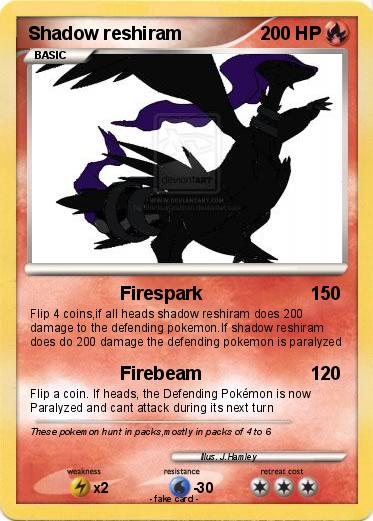 Pokemon Shadow reshiram