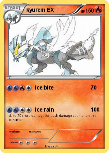 Pokemon kyurem EX