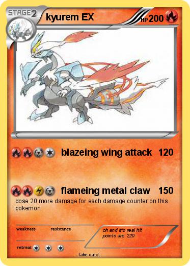 Pokemon kyurem EX