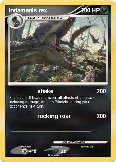 Pokemon indamanis rex