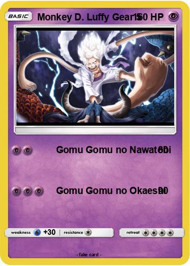 Pokemon Monkey D. Luffy Gear 5