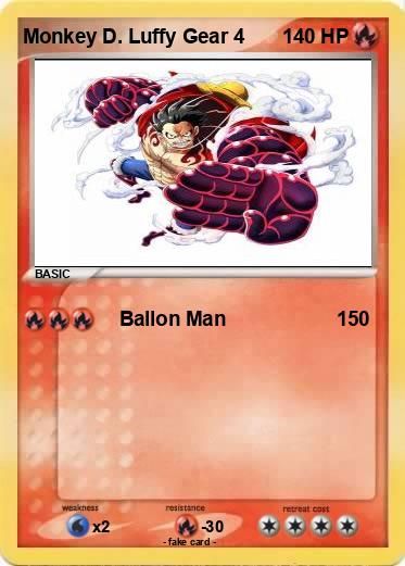 Pokemon Monkey D. Luffy Gear 4