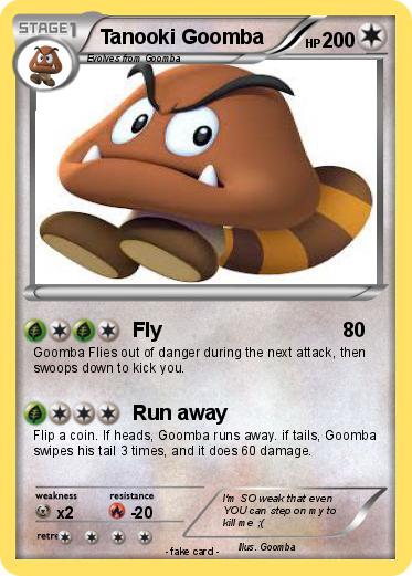 Pokemon Tanooki Goomba