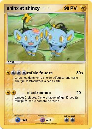 Pokemon shinx et shinxy