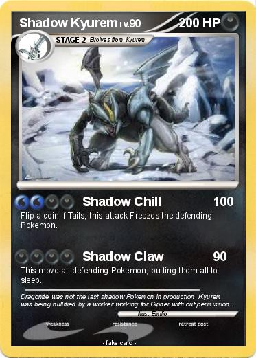 Pokemon Shadow Kyurem