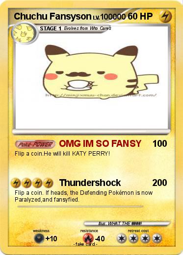 Pokemon Chuchu Fansyson
