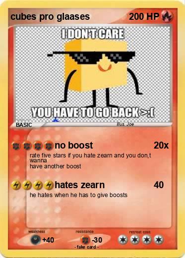 Pokemon cubes pro glaases