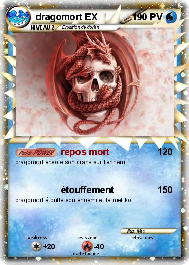Pokemon dragomort EX