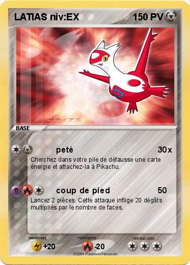 Pokemon LATIAS niv:EX