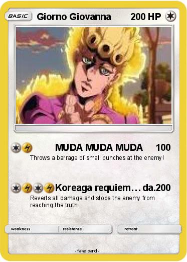 Pokemon Giorno Giovanna