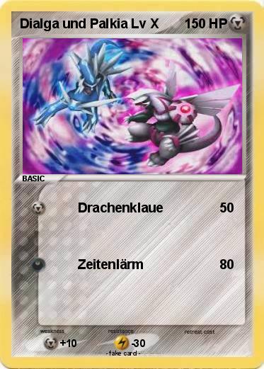 Pokemon Dialga und Palkia Lv X