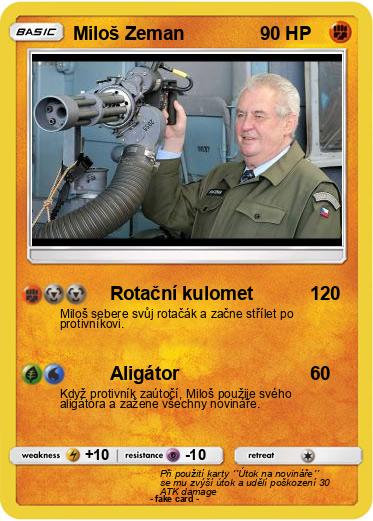 Pokemon Miloš Zeman
