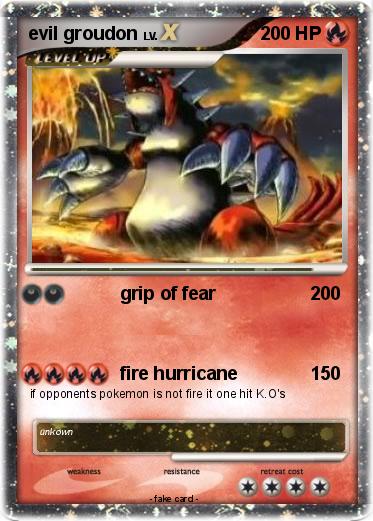 Pokemon evil groudon