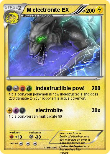 Pokemon M electronite EX