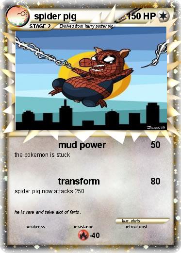 Pokemon spider pig